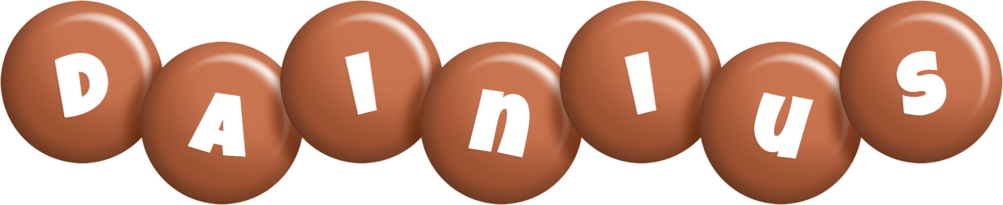 Dainius candy-brown logo