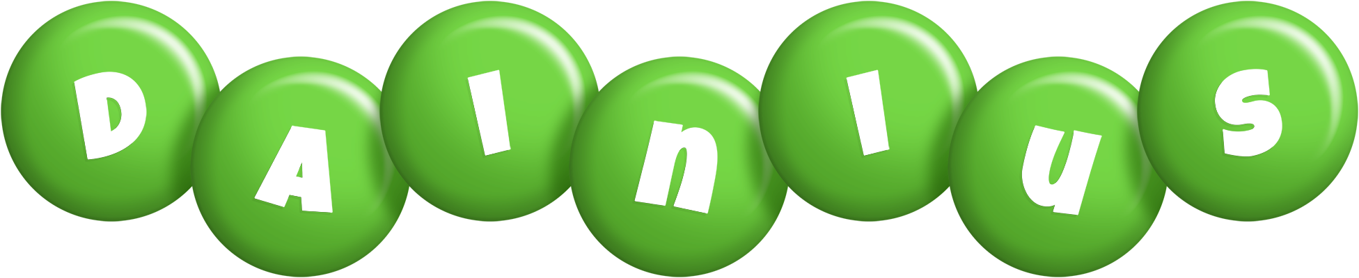 Dainius candy-green logo