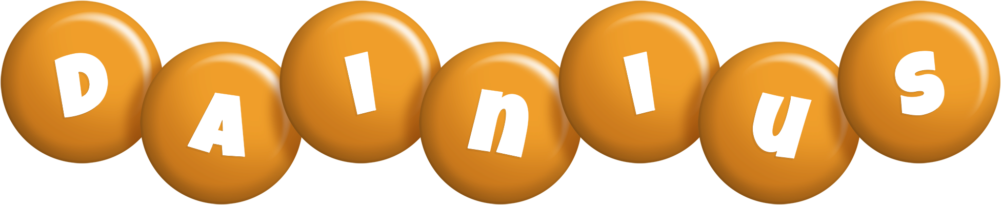 Dainius candy-orange logo
