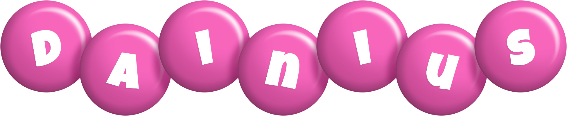 Dainius candy-pink logo