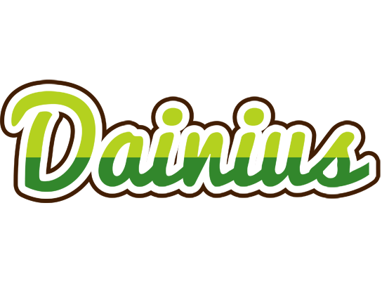 Dainius golfing logo