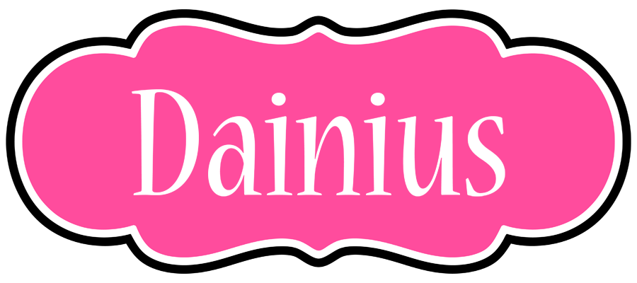 Dainius invitation logo