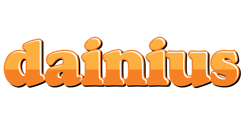 Dainius orange logo