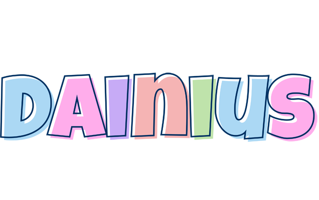 Dainius pastel logo