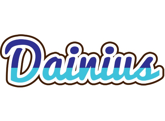 Dainius raining logo