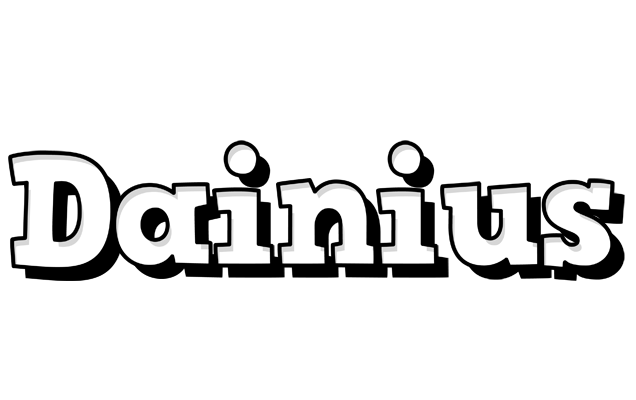 Dainius snowing logo