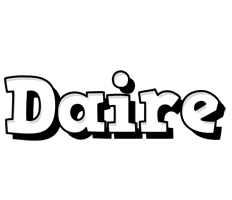 Daire snowing logo