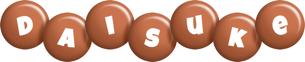 Daisuke candy-brown logo
