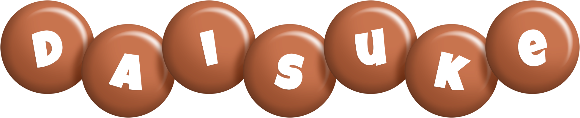 Daisuke candy-brown logo