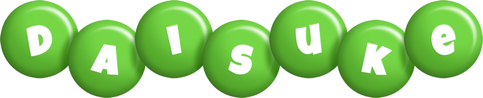 Daisuke candy-green logo