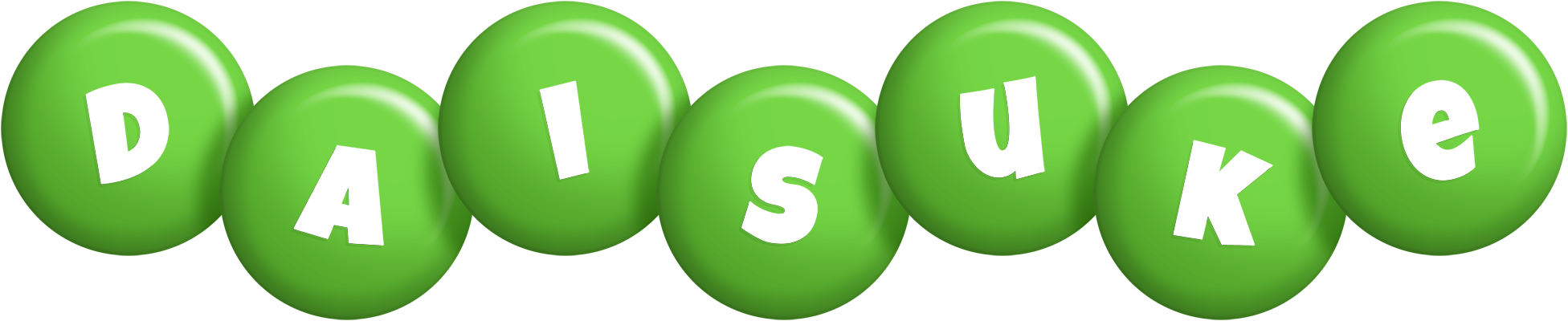 Daisuke candy-green logo