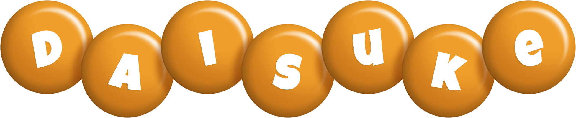Daisuke candy-orange logo