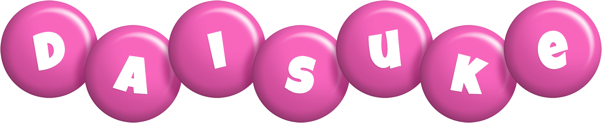 Daisuke candy-pink logo