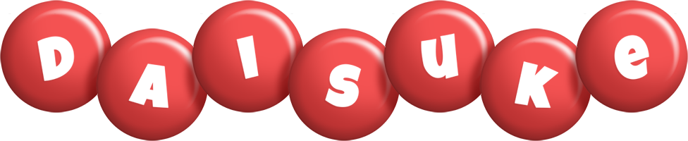 Daisuke candy-red logo