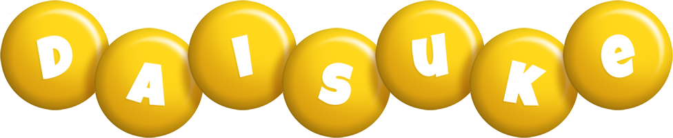 Daisuke candy-yellow logo