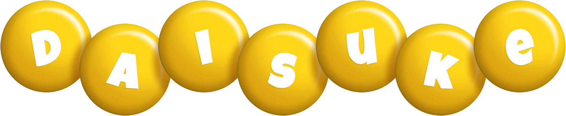 Daisuke candy-yellow logo