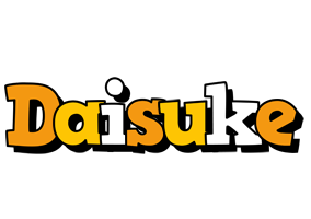 Daisuke cartoon logo