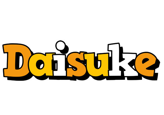 Daisuke cartoon logo