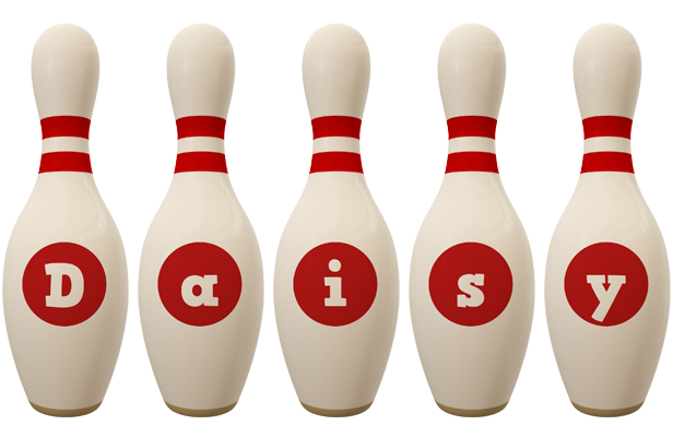 Daisy bowling-pin logo