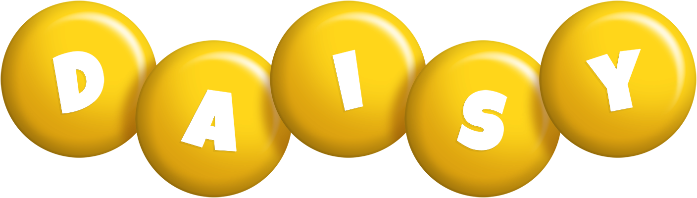 Daisy candy-yellow logo