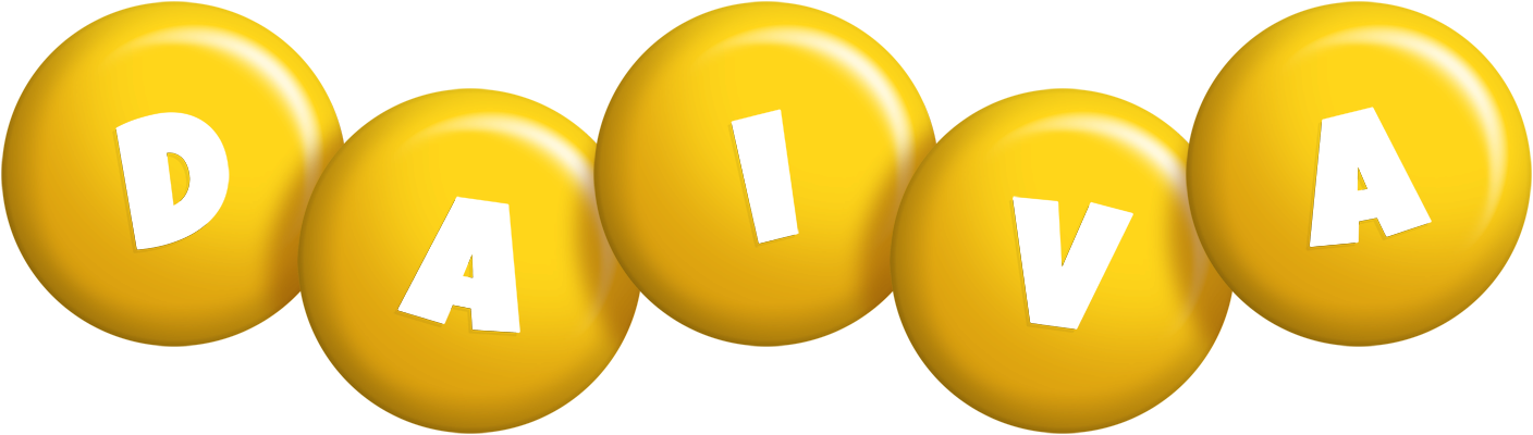 Daiva candy-yellow logo