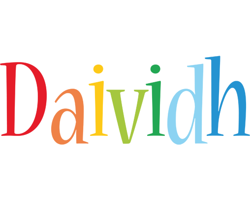 Daividh birthday logo