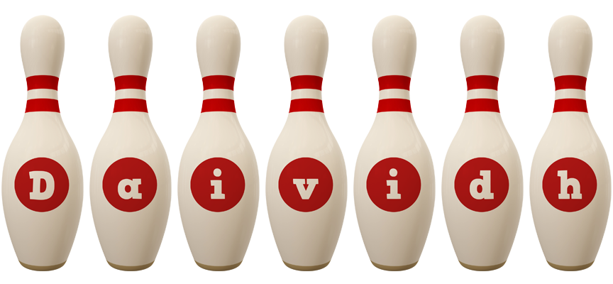 Daividh bowling-pin logo