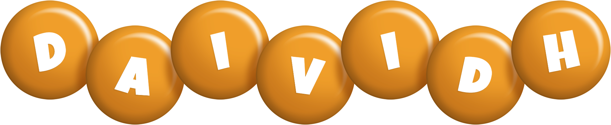 Daividh candy-orange logo