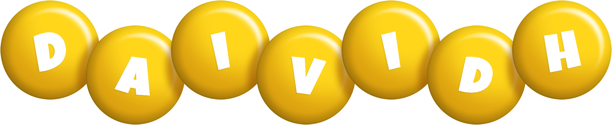 Daividh candy-yellow logo