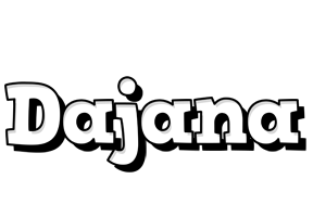 Dajana snowing logo