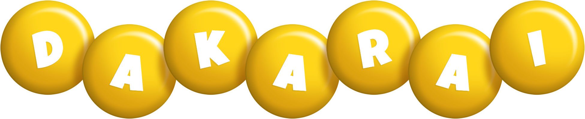 Dakarai candy-yellow logo