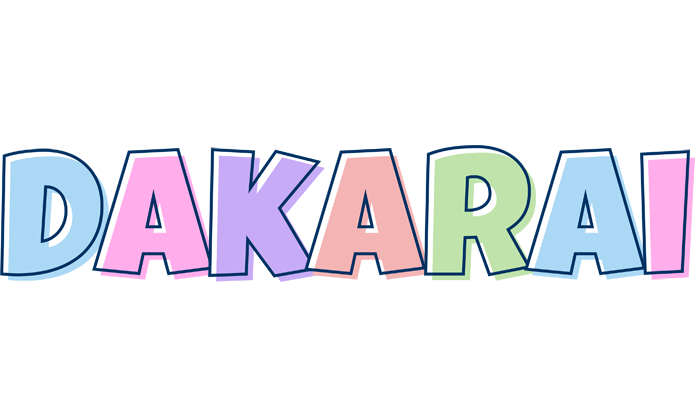 Dakarai pastel logo