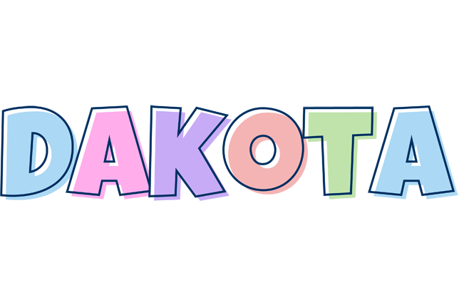 Dakota pastel logo