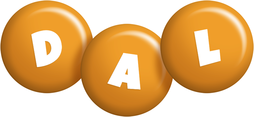 Dal candy-orange logo