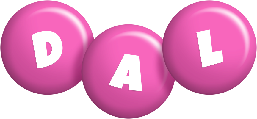Dal candy-pink logo