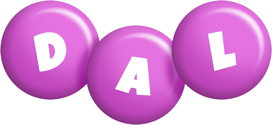 Dal candy-purple logo