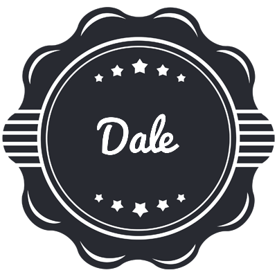 Dale badge logo