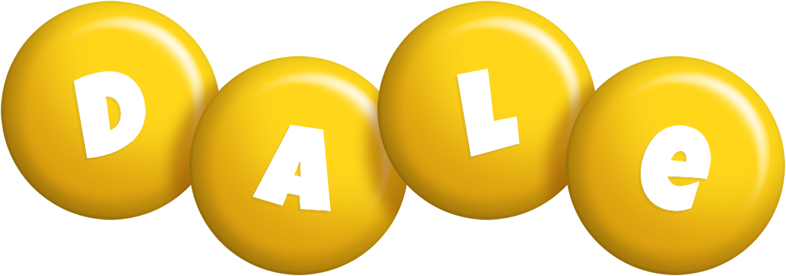 Dale candy-yellow logo