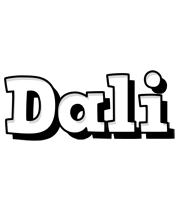 Dali snowing logo