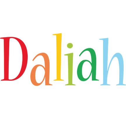 Daliah birthday logo