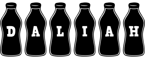 Daliah bottle logo