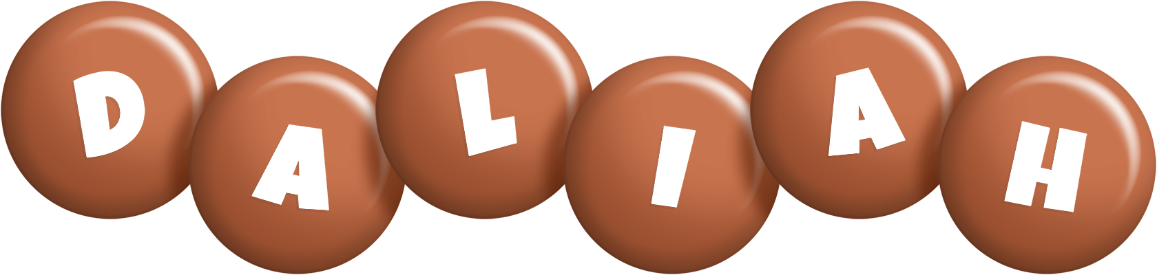 Daliah candy-brown logo