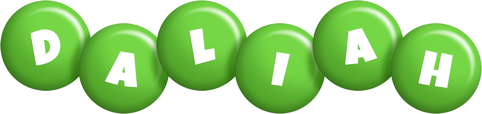 Daliah candy-green logo