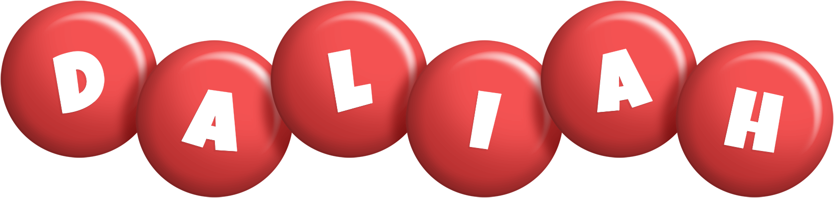 Daliah candy-red logo