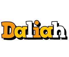 Daliah cartoon logo