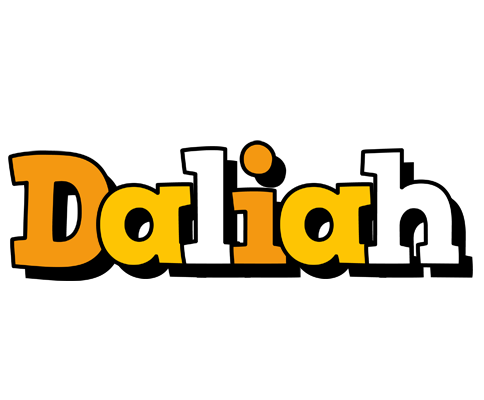 Daliah cartoon logo