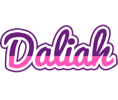 Daliah cheerful logo