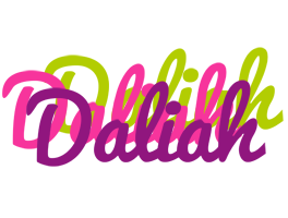 Daliah flowers logo