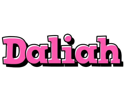 Daliah girlish logo