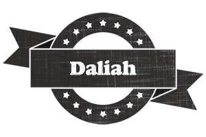 Daliah grunge logo